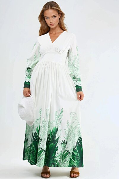 Hiccup Msn Tropical Floral Print Maxi Dress