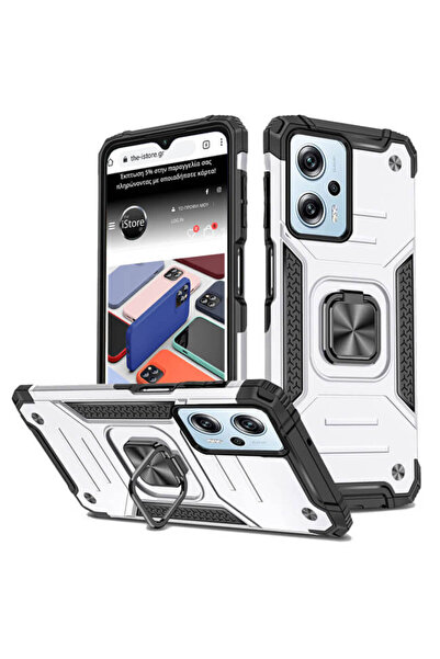 Orso Θήκη Armor Ringstand Silver Xiaomi Redmi 12 4G/5G