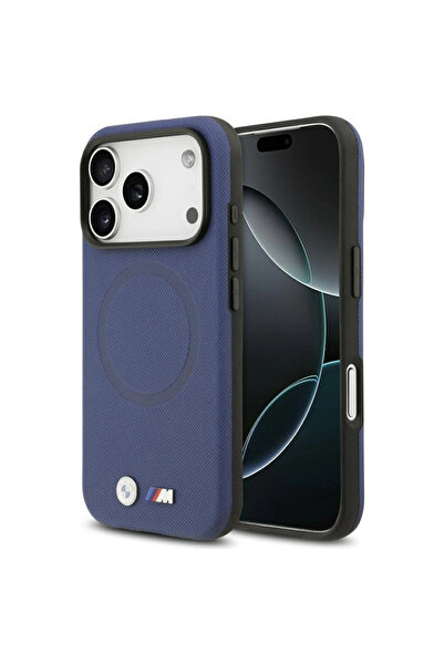 BMW Θήκη M FW Metal Logo MagSafe Blue iPhone 17 Pro Max