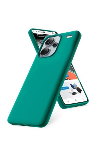 Orso Θήκη Rubber Silk Jungle Green για Xiaomi Redmi Note 13 Pro+ 5G