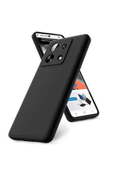 Orso Θήκη Rubber Μετάξι Black για Xiaomi Redmi Note 13 Pro 5G