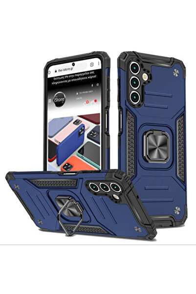 Orso Θήκη Armor Ringstand Blue Samsung Galaxy S23 FE 5G