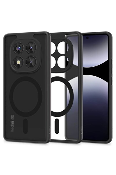 Tech-Protect Θήκη MagMat Frosted Black για Xiaomi Redmi Note 14 Pro 5G/Poco X7