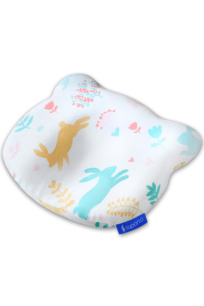 Suporto Baby Pillow Bear, 0-12 months, Against Plagiocephaly, Memory Foam, Co...