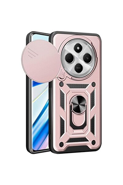 Orso Θήκη Combo Kickstand Slide Camera Rose Gold Xiaomi Redmi 14C
