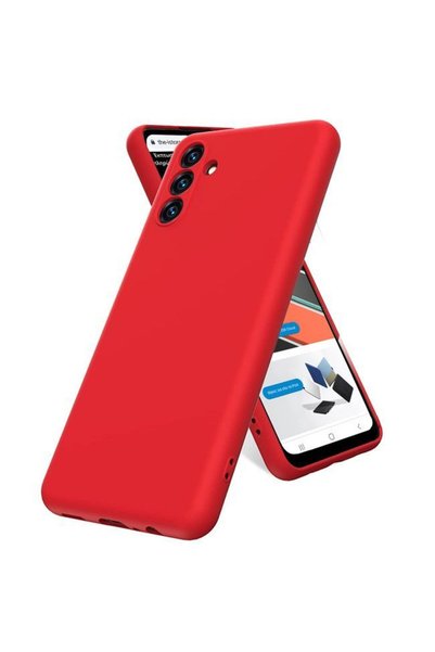 OEM Rubber Silk Case Red Samsung Galaxy A04s / A13 5G