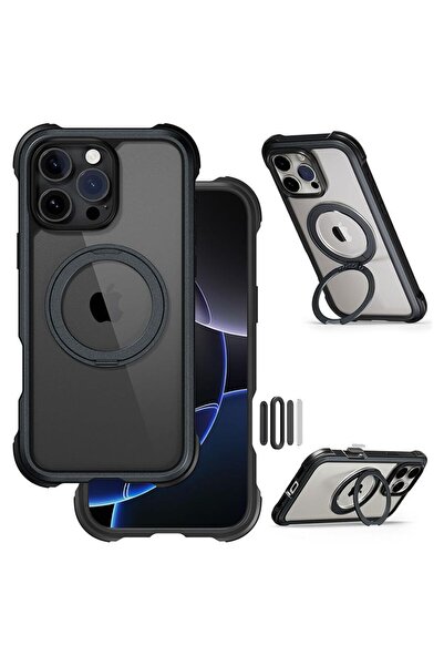 Other Θήκη MagEasy Odyssey Stand M Magsafe Metal Black iPhone 16 Pro Max