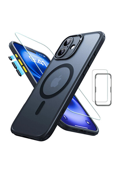 ESR (Σετ 2+1) Πλήρες σετ προστασίας Pro Classic HaloLock MagSafe σε μαύρο χρώ...