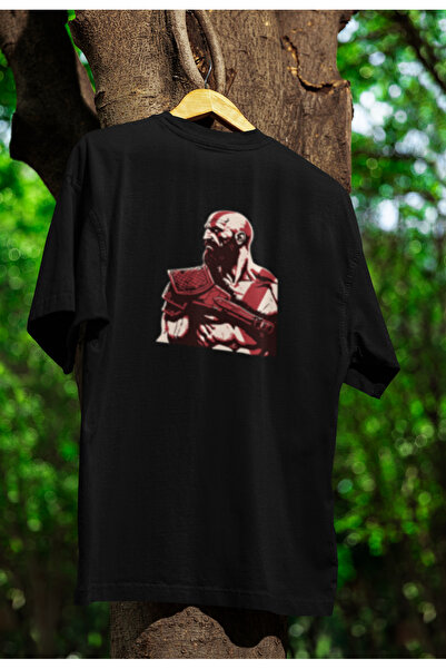 MG جي.أو.دبليو. تي شيرت للجنسين مطبوع عليه شخصية لعبة من البام قطن بمقاس كبير