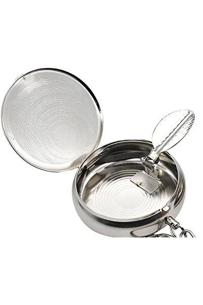 Tahtakale Dünyası Portable Metal Pocket Ashtray Convenient Ashtray for Home O...
