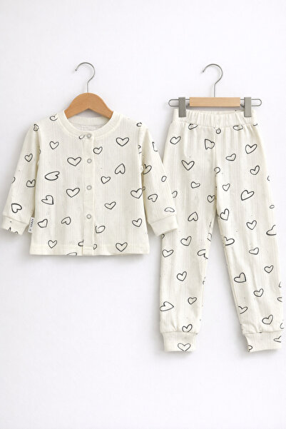 greenmoss Green Moon Baby Breathable Perforated Baby Pajama Set of Cotton