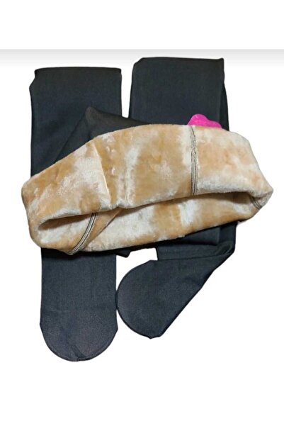 Generic Brand Women's Winter Inner Plush Skin Color Look Thick Plush Thermal ...