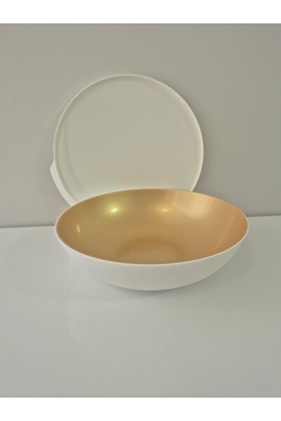 Tupperware Berrak 1.5 Lt Gold-White Storage Container