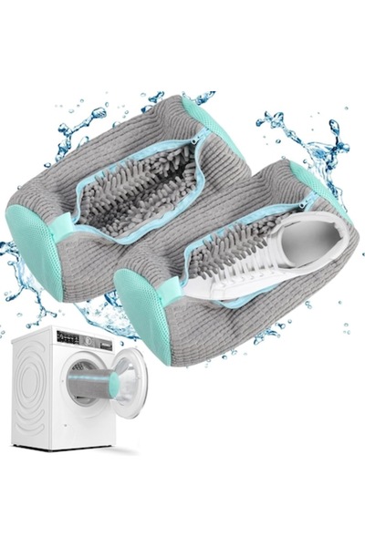 Trendily Σετ 2 σακουλών για πλύσιμο παπουτσιών στο πλυντήριο ρούχων