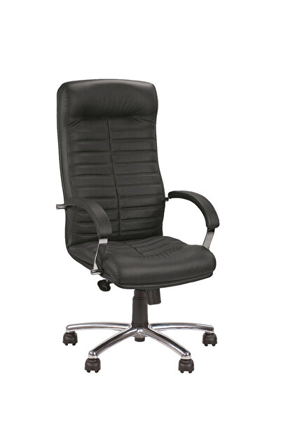 Concept Mobili Διευθύνουσα καρέκλα SENNA, μαύρο φυσικό Δερμάτινο