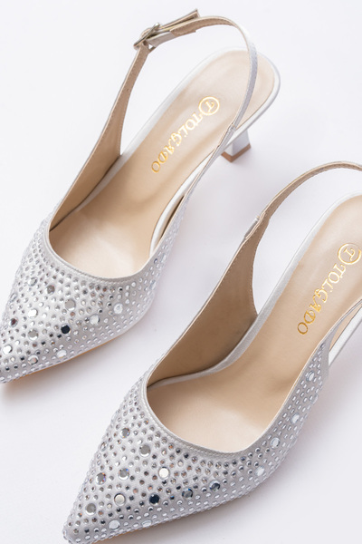 Tolgado Women's Lucia Black Evening Dress Heelled Shoes