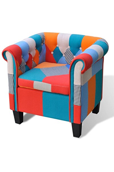 Concept Fotoliu cu model Patchwork, material textil