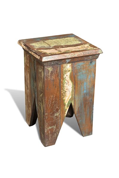 Concept Taburet, lemn masiv reciclat