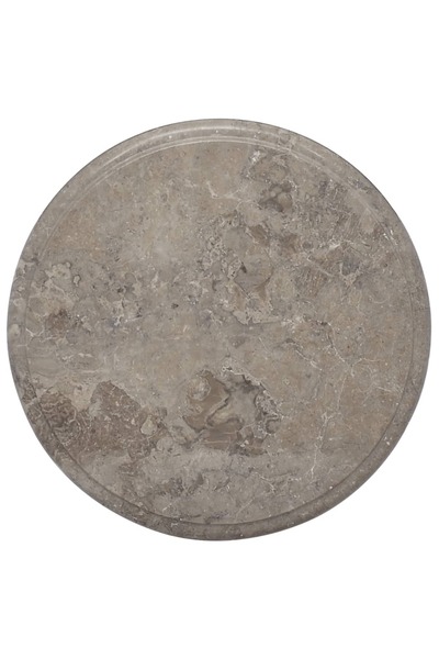 Concept Επιφάνεια τραπεζιού, γκρι, Ø40x2,5 cm, μάρμαρο