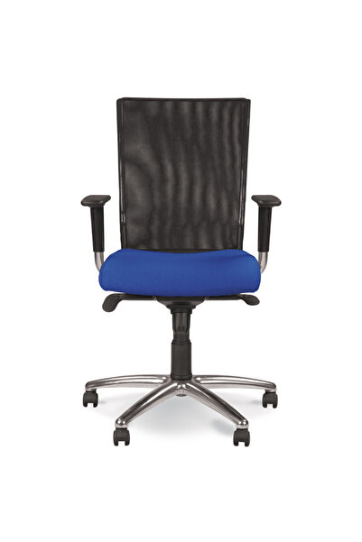 Concept Mobili Καρέκλα γραφείου FUTURE R, μαύρο-ζαφείρι, ύφασμα Fiji