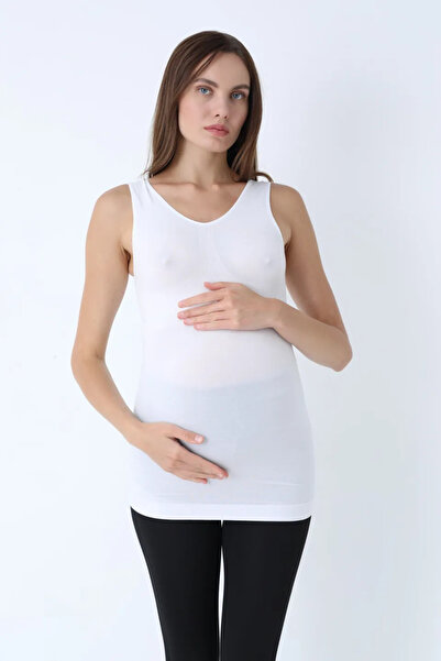 Serena Stitch-Free maternity tank top made of modal – white