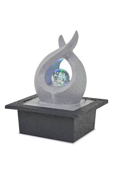 Concept Fântână de interior cu iluminare LED, polirășină