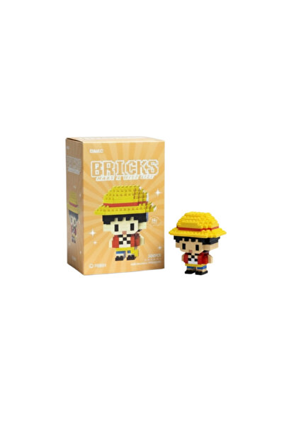 Bricks DMXC Anime Serisi: Luffy Korsan Mikro Blok Seti - 200 Parça Figür