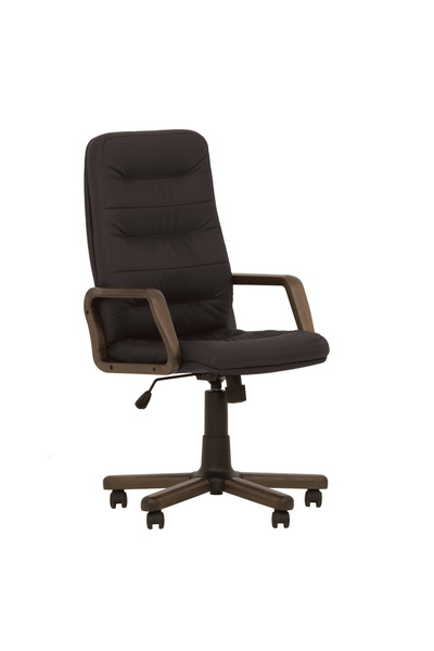 Concept Mobili Εκτελεστική καρέκλα SENIOR EXTRA, Μαύρο οικολογικό Δερμάτινο