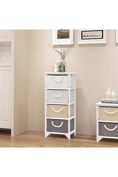 Concept Dulap de depozitare din lemn, 4 sertare