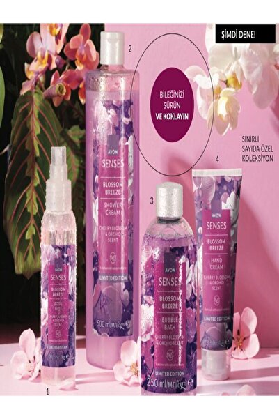 AVON Senses Blossom Breeze Kişisel Bakım Seti