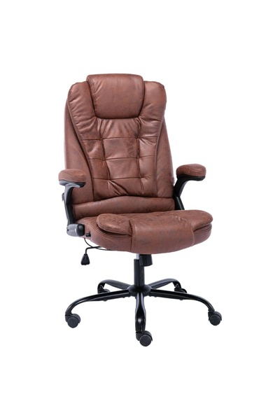 Concept Scaun de birou, maro deschis, piele naturală