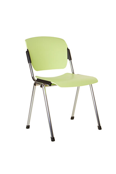 Concept Mobili Καρέκλα επισκέπτη VANNI Χρωμοπλαστικό, ανοιχτό πράσινο