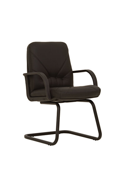 Concept Mobili Scaun conferinta MAVIS CF LB, Negru piele ecologica