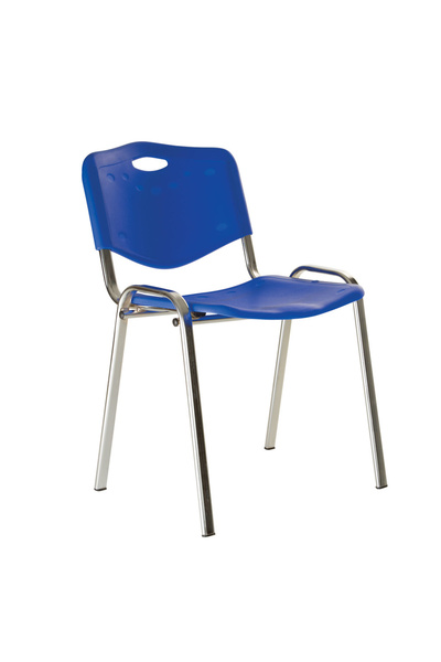 Concept Mobili Καρέκλα επισκέπτη GOA CHROME Πλαστικό, Μπλε