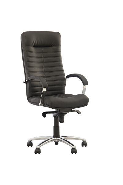 Concept Mobili Διευθύνουσα καρέκλα SENNA, μαύρο οικολογικό Δερμάτινο