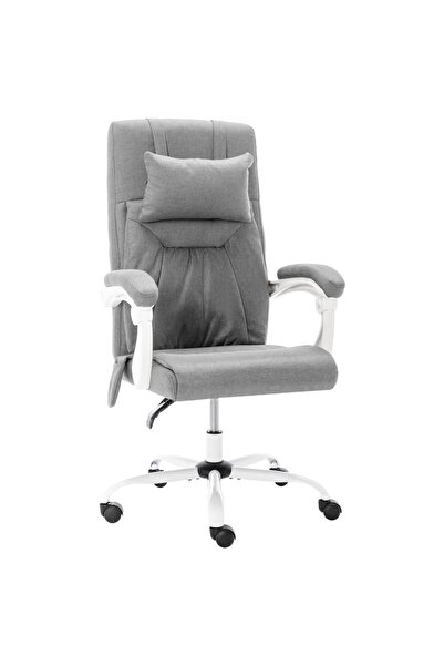 Concept Scaun de birou cu masaj, gri, material textil