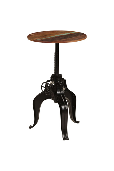 Concept Τραπέζι μπαρ, 60 x (76-110) εκ., μασίφ ανακυκλωμένο ξύλο