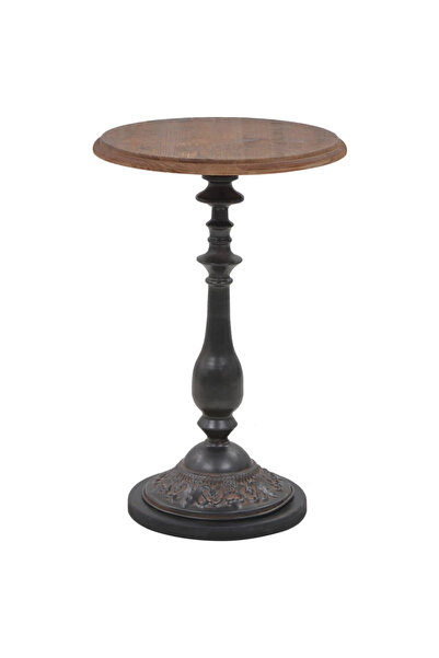 Concept Masă de capăt, lemn masiv de brad, 40 x 64 cm, maro