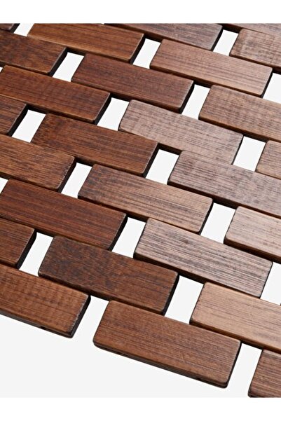 RootRise Valskog Gold Bath Mat Valskog 40X60Cm Bamboo Red Brown