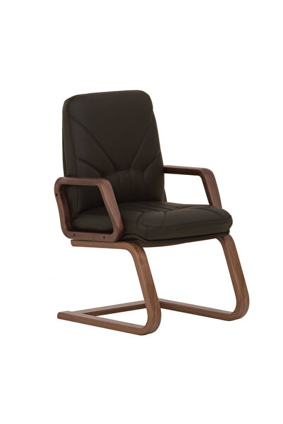 Concept Mobili Scaun conferinta MAVIS EXTRA CF, Negru piele naturala