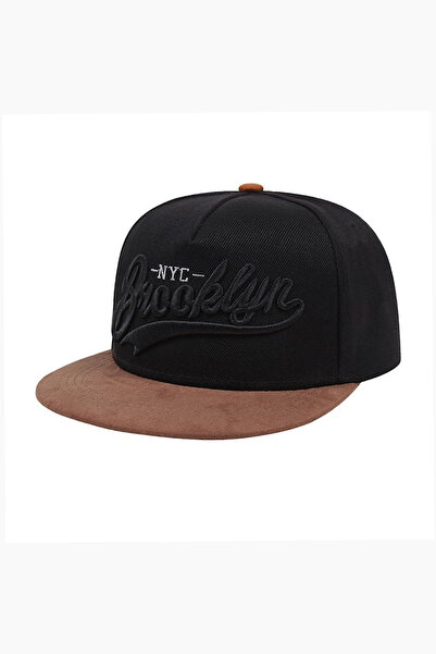 Giraffe Hip Hop Snapback Cap Şapka Siyah Unisex Erkek/Kadın (Arkası Ayarlamalı)