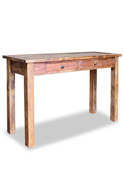 Concept Masă consolă, lemn masiv reciclat, 123 x 42 x 75 cm