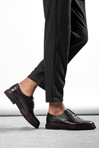 maximoda Genuine Leather , Thick Sole, 4 Season Men's Leather Shoes