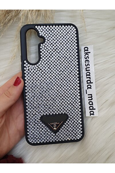 ZB Aksesuarda Moda Samsung Galaxy A54 Compatible Luxury Full Stone Branded Case