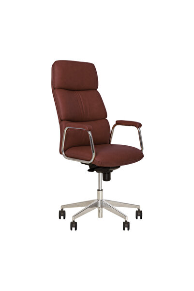 Concept Mobili Scaun directorial VEGAS, Bordo, piele ecologica