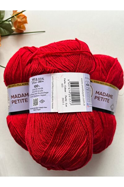 Ören Bayan Madame Petite 3-Pack Cotton Strand Knitting Yarn