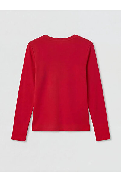 LC Waikiki Lcw Everyday Red Soft Touch Women's Bodysuit