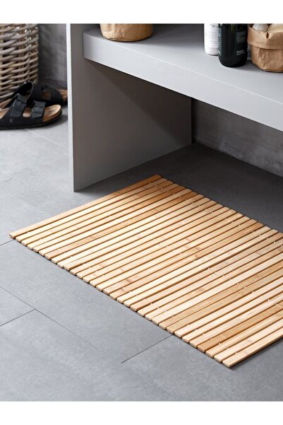 RootRise Marieberg Gold Bath Mat Marieberg 50X80 Bamboo Kronborg