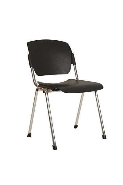 Concept Mobili Καρέκλα επισκέπτη VANNI Χρωμοπλαστική, Μαύρη