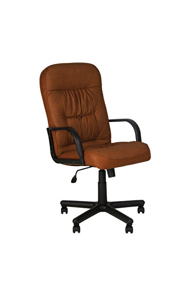 Concept Mobili Διευθύνουσα καρέκλα GRENIER, καφέ οικολογικό Δερμάτινο